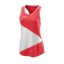 Wilson Tennis Tank Team II 2021 korallrot/weiss Damen